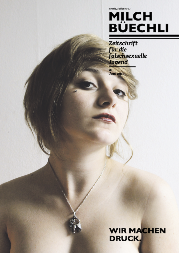 Titelblatt der ersten Milchbüechli-Ausgabe von Juni 2012