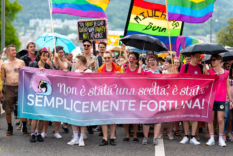 Die Milchjugend an der Jugendpride Lugano (2018)