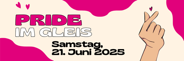 Flyer Pride im Gleis