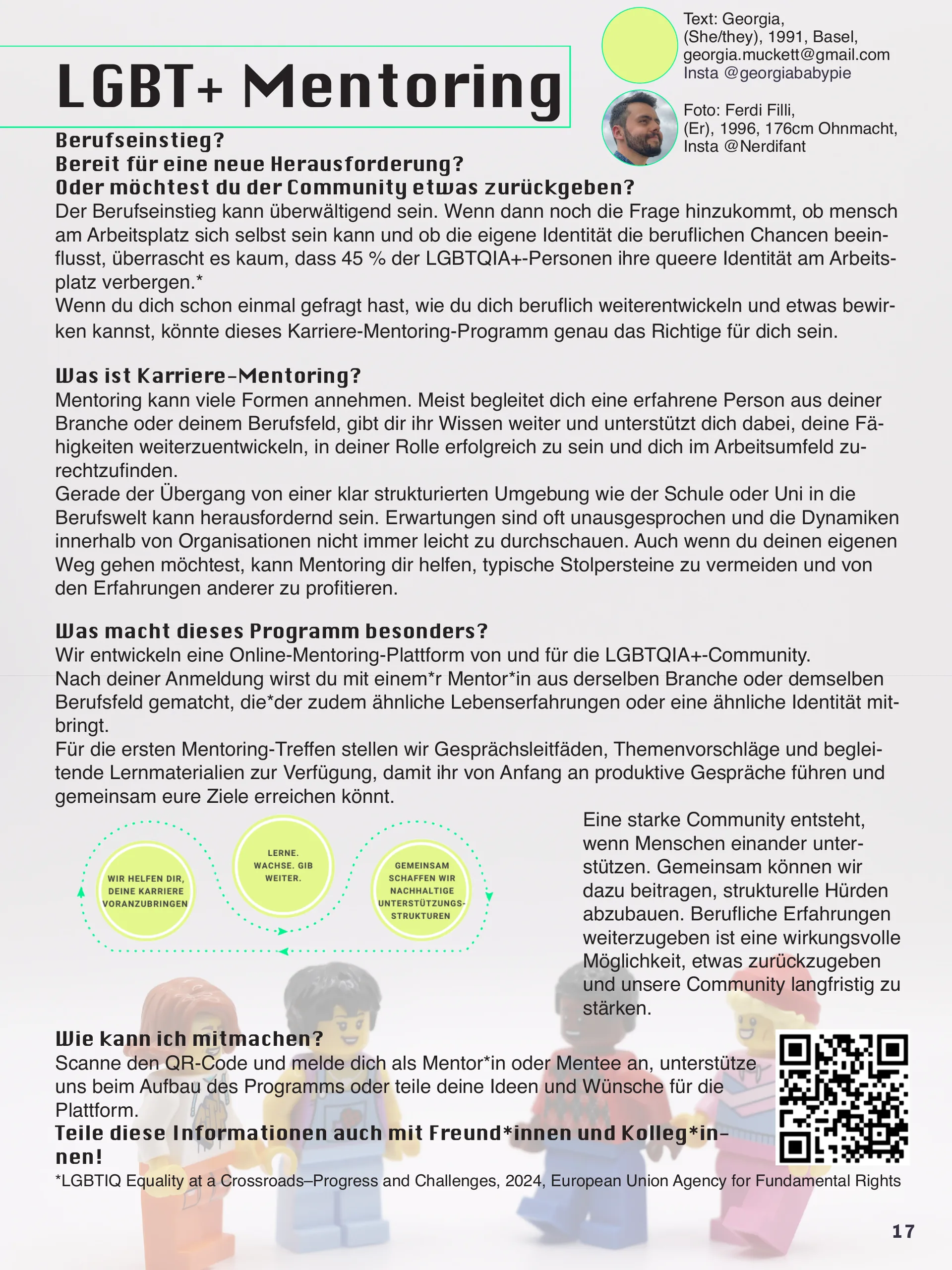 Milchbüechli #57, Seite 17 – LGBT+ Mentoring