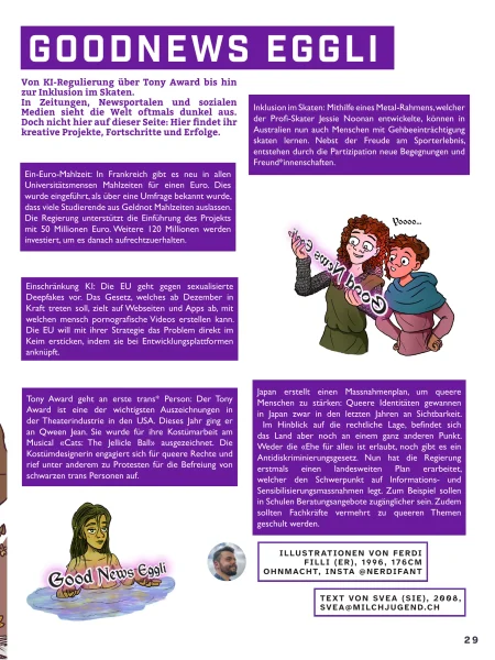 Milchbüechli #57, Seite 28 – Goodnews Eggli